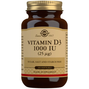 Solgar - Vitamin D3 25ug - 100 Kap