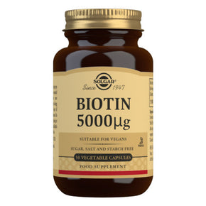 Solgar - Vitamin B7 Biotin 5000ug - 50 Cap