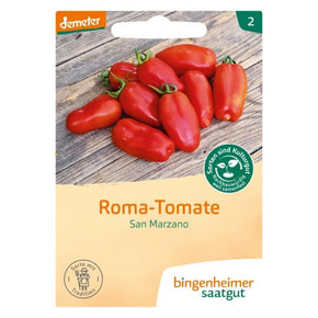 PRE-ORDER - LEVERING UGE 9 - Bingenheimer Saatgut - Biodynamisk plantefrø 2024 - Roma Tomat "San Marzano"