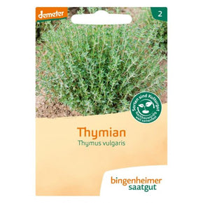 PRE-ORDER - LEVERING UGE 9 - Bingenheimer Saatgut - Biodynamisk plantefrø 2024 - Timian "Thymus Vulgaris"