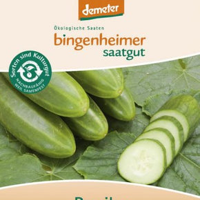 PRE-ORDER - DELIVERY WEEK 9 - Bingenheimer Saatgut - Biodynamic plant seed 2024 - Salad Cucumber "Perika"