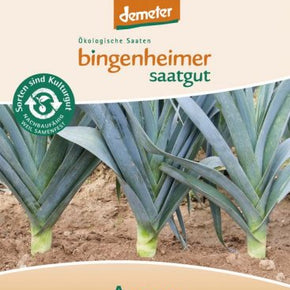 PRE-ORDER - DELIVERY WEEK 9 - Bingenheimer Saatgut - Biodynamic plant seed 2024 - Leeks "Avano"