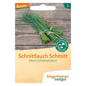 PRE-ORDER - DELIVERY WEEK 9 - Bingenheimer Saatgut - Biodynamic plant seed 2024 - Chives "Schmitt"