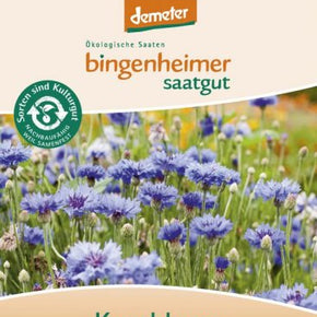 PRE-ORDER - LEVERING UGE 9 - Bingenheimer Saatgut - Biodynamisk plantefrø 2024 - Blomsterfrø - Kornblomst