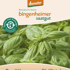 PRE-ORDER - DELIVERY WEEK 9 - Bingenheimer Saatgut - Biodynamic plant seed 2024 - Basil