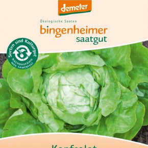 PRE-ORDER - LEVERING UGE 9 - Bingenheimer Saatgut - Biodynamisk plantefrø 2024 - Hovedsalat Lucinde