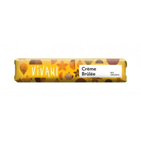 Vivani Chokolade - Chokoladebar Créme Brulée - 40 Gram - ØKO