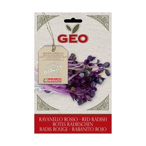 GEO - Red Radish seeds for germination ECO - 15G