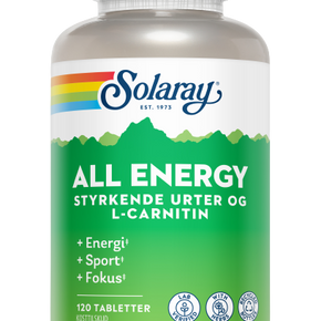 Solaray, All Energy, 120 tab