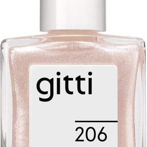 Gitti - Vegan Nail Polish No. 206 Pink Gleam - 15ml