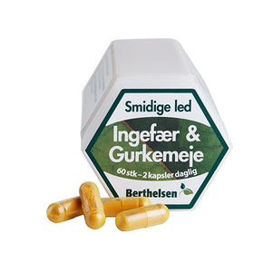 Berthelsen - Ingefær & Gurkemeje - 60 Kap