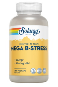 Solaray, Mega B-Stress, 250 chap