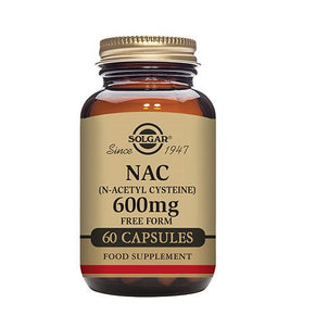 Solgar - NAC N-Acetyl-L-Cysteine Aminosyre 600mg - 60 Kap
