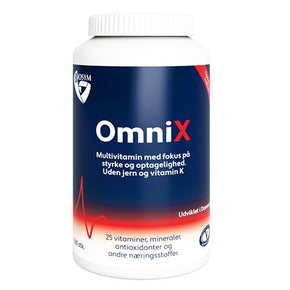 Biosym, OmniX u. jern og k-vitamin, 160 tab