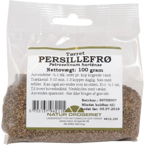Buy parsley seed tea at Helsemin.dk