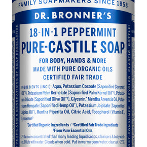 Dr. Bronner Liquid Soap Peppermint 473 ml
