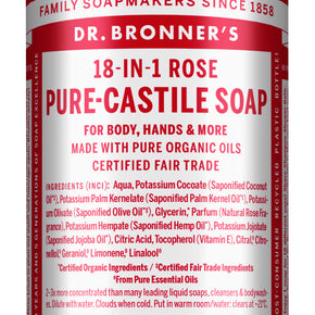 Dr. Bronner Liquid Soap Rose 473 ml