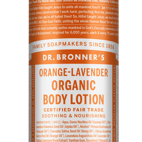 Dr. Bronner Bodylotion Orange-Lavender 240 ml