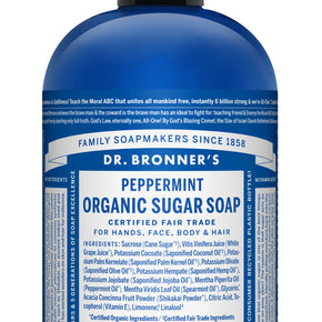 Dr. Bronner Sugar Soap Peppermint 710ml