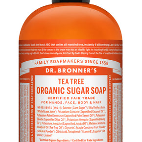 Dr. Bronner Sugar Soap Tea Tree 710ml