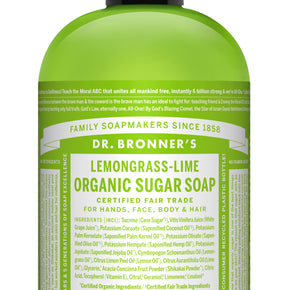 Dr. Bronner Sugar Soap Lemon-Lime 710ml