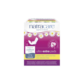 10983 thickbox default Natracare Ultra Extra Pads Long O 8 stk
