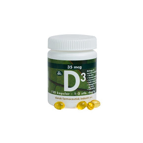 4588 thickbox default Gronne dfi vitaminer D3 vitamin 35 mcg 120 kap