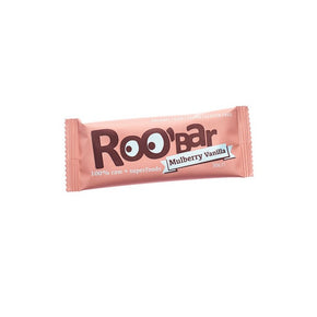 5996 thickbox default ROObar Bar m. morbaer vanilje O Raw Roobar 30 g