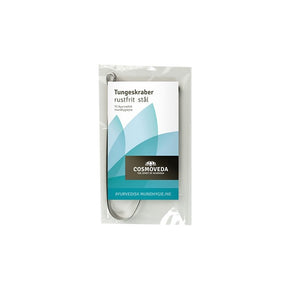 6538 thickbox default Cosmoveda Tongue scraper in stainless steel in cellophane bag 1 pc