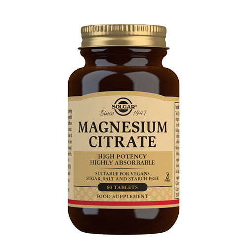 Elegance Hovedsagelig Vænne sig til Solgar, Magnesium citrate 200 mg, 60 tab - Helsemin