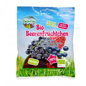 Ökovital Vegan Wine Gum Berries - 80 Grams - ECO