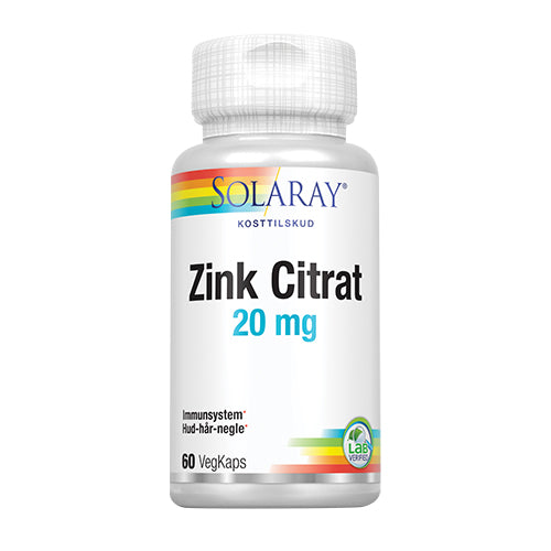 Zink Citrat 20 mg, 60 kap - Helsemin