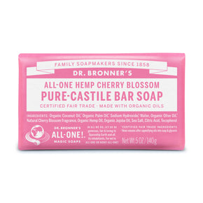 dr bronner soap bar cherry blossom 140g