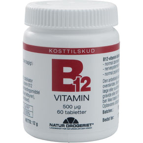 Natur-Drogeriet, B12 gold vitamin 500 ug, 60 tab