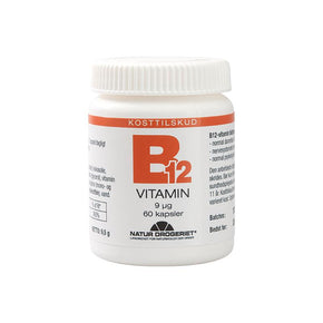 Natur-Drogeriet, B12 vitamin 9 mcg, 60 kap