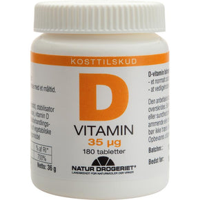 Natur-Drogeriet Vitamin D3 35 mcg 180 tab