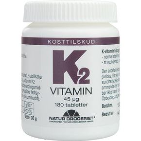 Natur-Drogeriet, vitamin K2 45 mcg, 180 tab